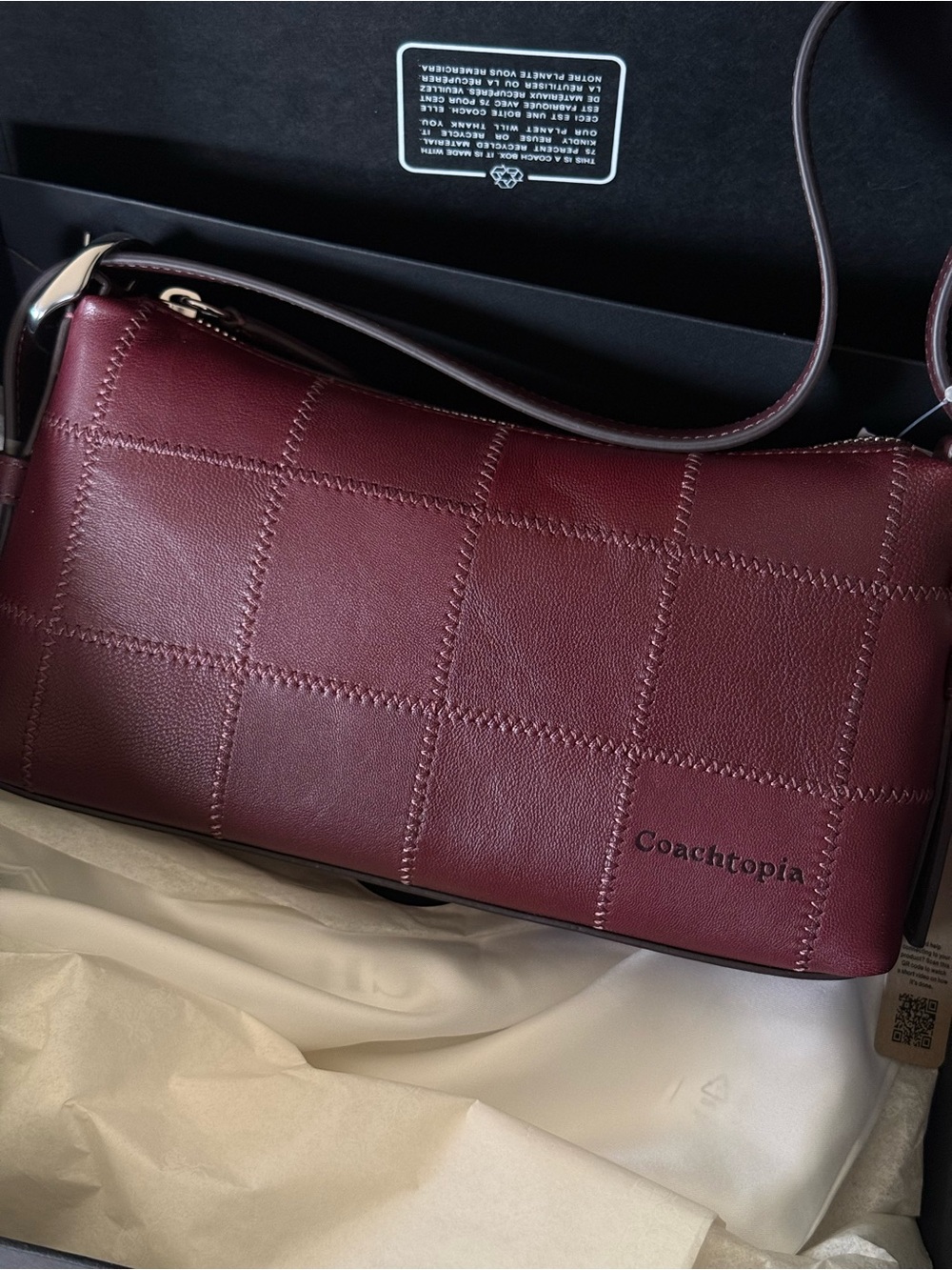 Coachtopia Small Slouchy Shoulder Bag (Alter Ego) Merlot Multi - NWT